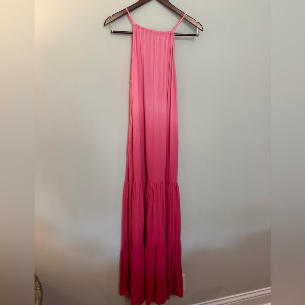 Young fabulous and broke pink maxi dress